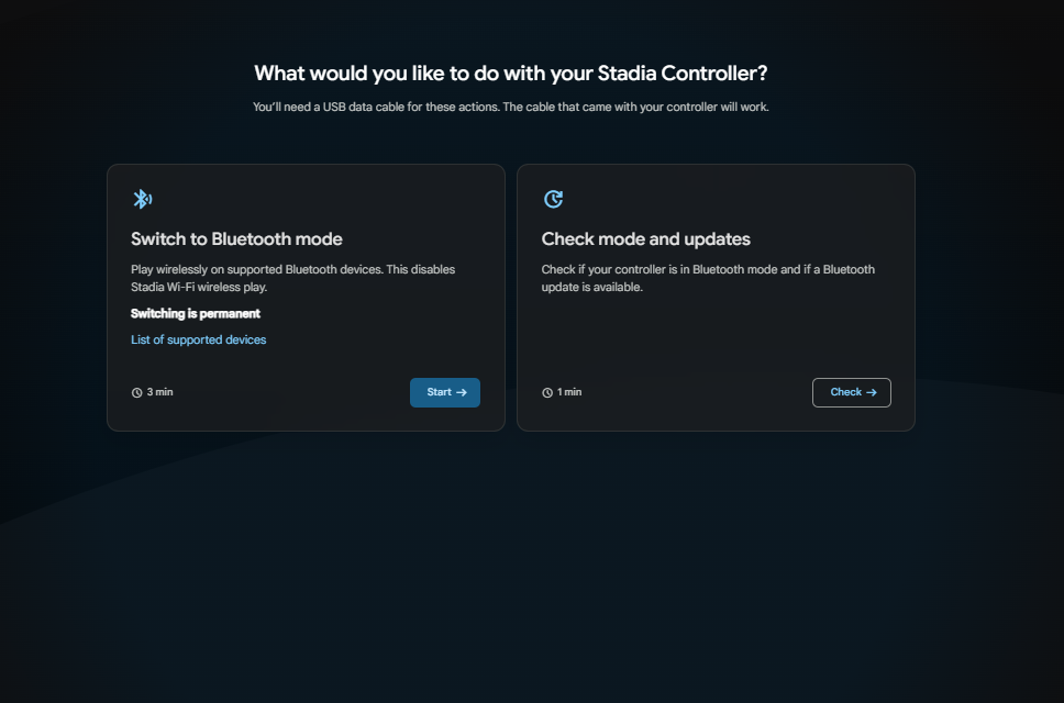 Switch your controller to Bluetooth mode